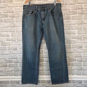 Levi's 559 Relaxed Straight Jeans W36 L32 Blue Denim Distressed Y2K Grunge